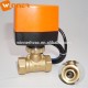 WINNER Linear Flow Characteristic Low Flow Rate 2 Way DN20 V15 Degree 24VAC NPT Electric Brass Ball Valve