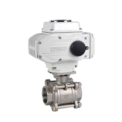 DN15/50/100/ 12V 24V DC 110V 220V 240V Volt 2 Way 4-20ma Motorized Actuator Ball Valve With Manual Control