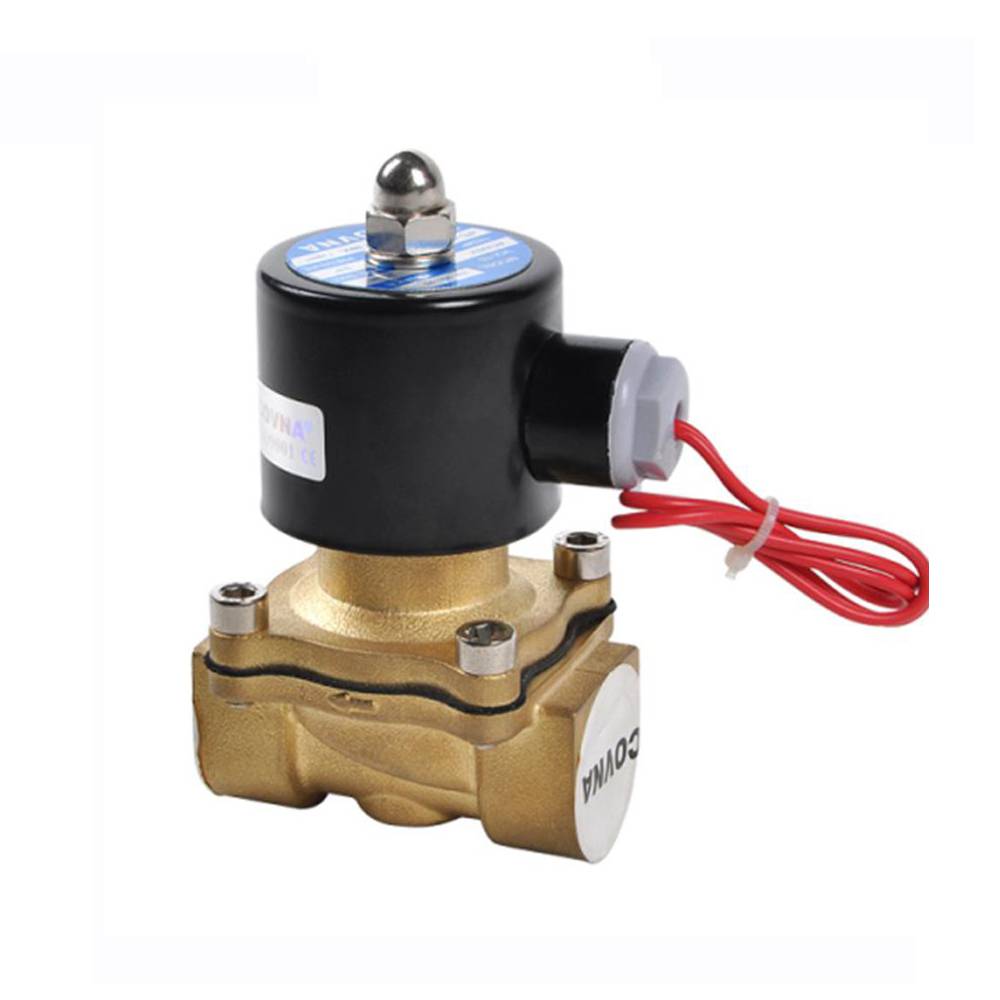 12vdc 1/4 Inch 2inch Normal Temperature Brass Solenoid Valve For Fluid Control