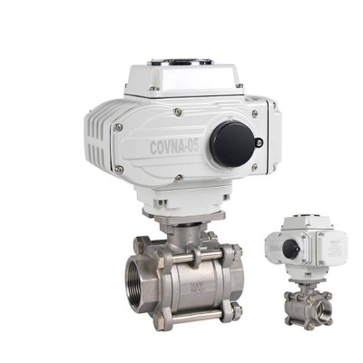 Dn50/65 2 Inch 2.5 Inch Stainless Steel Thread Motorized Electric Ball Valve